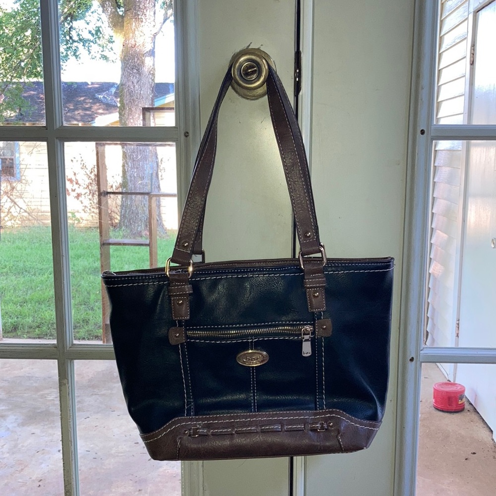 Born Concept double strap shoulder purse